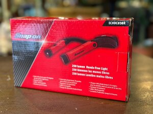 新品! Snap-on スナップオン ECHDC038R ハンズフリー 充電式 LED ネック ライト 作業灯 250ルーメン レッド 赤