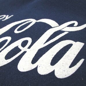 ■◆ 企業系 古着 Cocacola コカコーラ ラグラン パーカー フーディ RIDERSボディ MADE IN USA Lサイズ アメカジの画像4