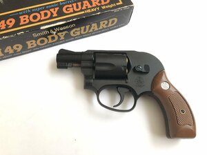 ■マルシン MARUSHIN S&W M49 ボディガード ヘビーウェイト　リボルバー ガスガン 箱/説 有 ジャンク 外観はキレイです！★