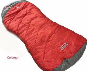 ■ Coleman コールマン タスマンキャンピングマミー / L-15 ミイラ寝袋 赤 2000022267 サイズ：約83×203㎝ ★