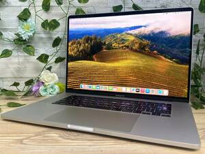 【良品♪】MacBook Pro 2019[Core i9 9980HK 2.4GHz/RAM:64GB/SSD:1024GB(1TB)/16インチ/タッチバー]Sonoma シルバー 動作品