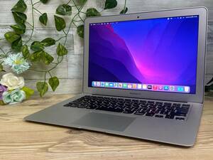 【良品♪】MacBook Air 2017(A1466)[Core i5(5350U)1.8Ghz/RAM:8GB/SSD:128GB/13インチ]Monterey インストール済 動作品