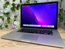 【美品】MacBook Pro 2015 Retina (A11398)[Core i7(4870HQ)2.5Ghz/RAM:16GB/SSD:512GB/15.4インチ]Catalina インストール済 動作品_画像1