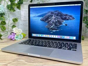 【動作品♪】MacBook Pro 2014 Retina (MF839J/A)[Core i5(4278U)2.6Ghz/RAM:8GB/SSD:128GB/13.3インチ]Catalina 動作品
