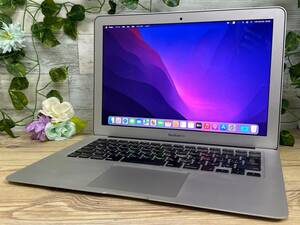 【動作OK♪】MacBook Air 2015 BTO(A1465)[Core i7(5650U)2.2Ghz/RAM:8GB/SSD:256GB/13インチ]montery 動作品