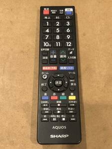 74 SHARP GB335SA シャープ テレビ リモコン