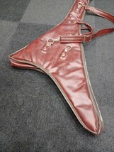 Jackson Randy Rhoads V Leather Soft Case ジャクソン ランディV 革ソフトケース　ジャンク_画像6