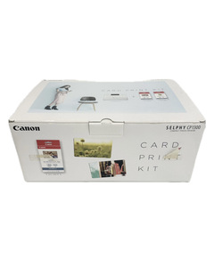 100円～◎新品未使用 Canon キャノン CARD PRINT KIT SELPHY CP1300 フォトプリンター カードプリントキット プリント用紙付き プリンター