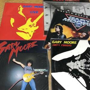 LPレコード　 【GARY MOORE 　ゲイリー・ムーア】 　５枚セット　当時物