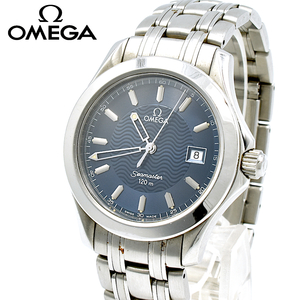 OMEGA オメガ シーマスター 120M 196.1501/396.1501 Cal.1538 QZ クォーツ メンズ腕時計 シルバー【A02334】