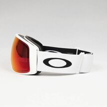 1円スタート OAKLEY オークリー OO7104-11 フライトトラッカー L(XL) Matte White Prizm Torch Iridium/スノーボード/スキー/PRIZM_画像2