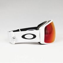 1円スタート OAKLEY オークリー OO7104-11 フライトトラッカー L(XL) Matte White Prizm Torch Iridium/スノーボード/スキー/PRIZM_画像3