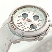 カシオ Baby-G 5257 BGA-150EF 腕時計 ホワイト クォーツ 動作品 レディース CASIO 中古 ★_画像9