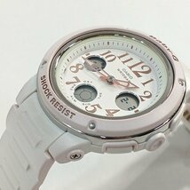 カシオ Baby-G 5257 BGA-150EF 腕時計 ホワイト クォーツ 動作品 レディース CASIO 中古 ★_画像10