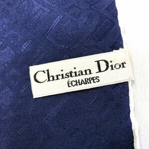 ディオール スカーフ シルクスカーフ ネイビー ブルー レディース DOIR＋の画像4