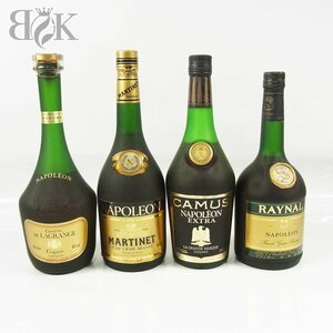 1円～ 4本まとめ ナポレオン ブランデー 40% 700ml×4本 計2800ml 未開栓 古酒 洋酒 ♪