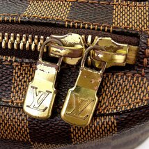 ヴィトン ジェロニモス N51994 ボディバッグ ウエストバッグ ダミエ・エベヌ LOUIS VUITTON ∞_画像4