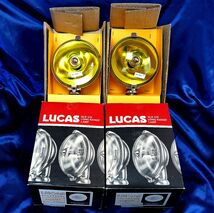 当時物 LUCAS SLR576 黄色フォグランプ2灯