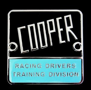 英国 MINI COOPER RACING ミニクーパードライバーズクラブ グリルバッチ 七宝焼きエンブレム BMC MK1 英旧車 クラシック ローバーミニ 新品