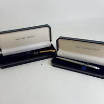 1円スタート 激レア BURBERRY バーバリー ノバチェック 箱付き ボールペン 2点セット 動作OK 2011 2019 11-2_画像1