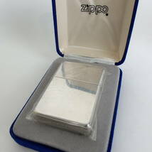 1円スタート 激レア 未使用 ZIPPO ジッポー STERLING SILVER スターリングシルバー 925 純銀 箱付 1995 オイルライター 2065 11-2_画像2