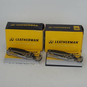 1円スタート 激レア LEATHERMAN レザーマン キャンプ アウトドア 工具 マルチツール 2点セット 2086 11-2