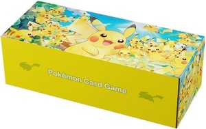 【新品】ポケモンカードゲーム ロングカードボックス ピカチュウ大集合