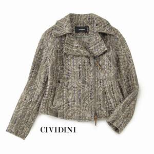 美品★CIVIDINIチヴィディーニ23万★38size/7号★ジャケットC101