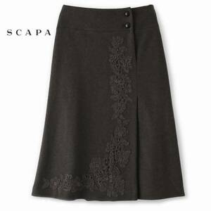 美品★SCAPAスキャパ3.2万★38size/9号★スカートC127