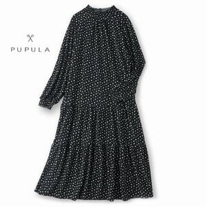 美品★PUPULAププラ2.3万★38size/9号★ワンピースD053