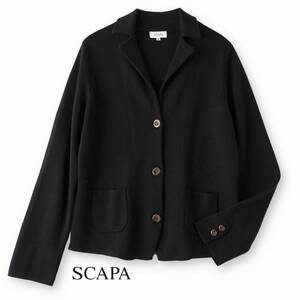 美品★SCAPAスキャパ3.5万★40size/9-11号★カーディガンD165