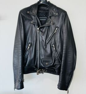 超美品 クロムハーツ JJ DEAN レザーライダース VJ ディーン chrome hearts クロスパッチ