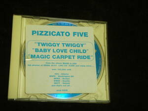  американский промо CD#pichi Cart *faivu/PIZZICATO FIVE[THREE SONGS]1995 год /PRCD6238/Matador/.. подлинный ./ маленький запад ../ высота .. Taro /Twiggy Twiggy