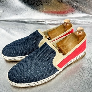 *BCR* Loafer /26.5cm/ мужской обувь / повседневная обувь / deck shoes / темно синий 