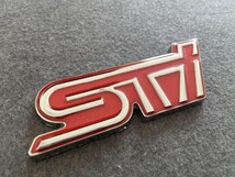 13★ STI 用　グリルバッジ フロント ロゴバッジ エンブレム グリルバッチ アクセサリー　金属製　マーカー　送料無料_画像2