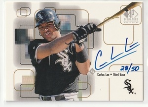 【直筆サイン】1999 UPPER DECK SP SIGNATURE EDITION Autograh 50枚限定 #CL Carlos Lee 28/50