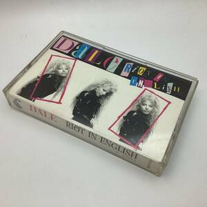 希少 DALE BOZZIO RIOT IN ENGLISH 1988年オリジナル カセットテープ　