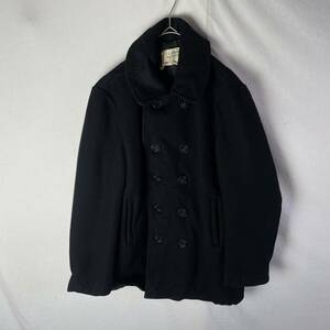 SCHOTT U.S.740N PEA JACKET アメリカ製　古着　サイズ40 ブラック