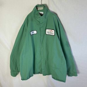 MAGID ワークジャケット　古着　XXLサイズ　グリーン　ヴィンテージ WORKWEAR