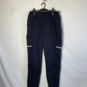 Fed Ex ワークパンツ 古着　レディース14R-35U ネイビー　WORKWEAR リフレクター