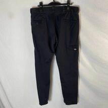 ディッキーズ　ワークパンツ ダブルニー 古着　36×32 ブラック　WORKWEAR skinny straight_画像5