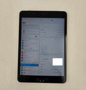 iPad mini 3 Wi-Fi + Cellular16 GB スペースグレイ A1600 MGHV2J/A docomo