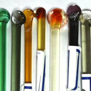 モレッティ、ガラス棒、透明系24本24色10ｃｍ、用途#トンボ玉 ＃ヒュージング ＃小物ガラス材料 ＃アクセサリー材料の画像2