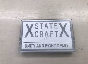 x state craft x 「unity and fight demo」カセットテープ　インディーズ　パンク