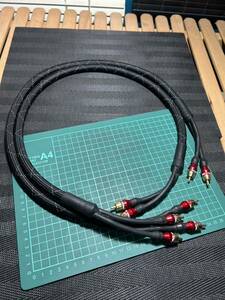 ★ レア used 美品★ MONSTER CABLE モンスターケーブル RCAケーブル カーオーディオ最上級グレード XLN PRO 2ch 1m ペア販売終了モデル