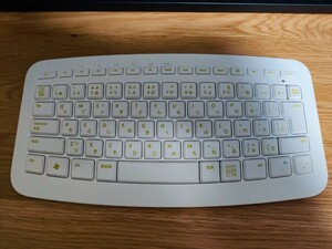 ■【美品】マイクロソフト アークキーボード ホワイト J5D-00033 ワイヤレス ■