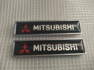 【２個セット】MITSUBISHI(三菱)エンブレムプレート