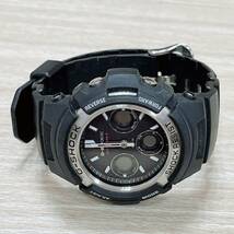 カシオ CASIO ジーショック G-SHOCK SHOCK RESIST AWG-M100 タフソーラー 腕時計 黒文字盤 ブラック【17507_画像4