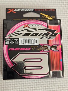 ★XBRAID GESO TSR X8 0.6号 210m★送料140円~★よつあみ エックスブレイド エギング PEライン ゲソ 新蛍光ピンク