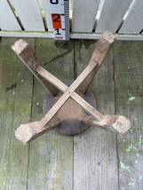 木製 スツール 丸椅子 レトロ 古道具_画像5